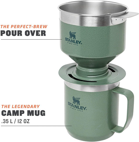 Stanley The Perfect-Brew Pour Over + Mug Seti - Yeşil