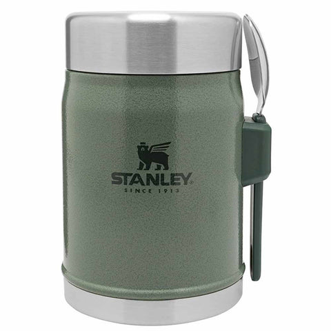 Stanley 0.4L Classic Food Jar - Kaşıklı Yemek Termosu - Hammertone Green /Yeşil