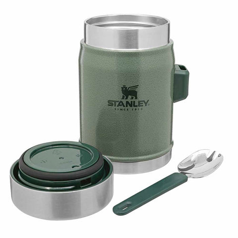 Stanley 0.4L Classic Food Jar - Kaşıklı Yemek Termosu - Hammertone Green /Yeşil