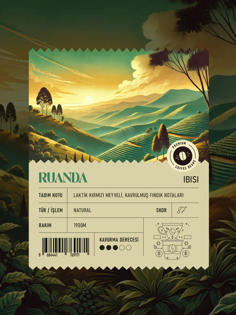 Ruanda Ibisi Premium Filtre Kahve (250 GR)