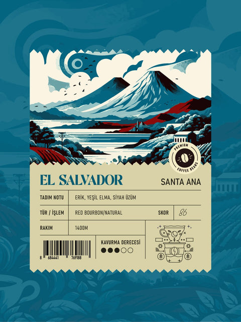 El Salvador Santa Ana Premium Filtre Kahve (250 GR)