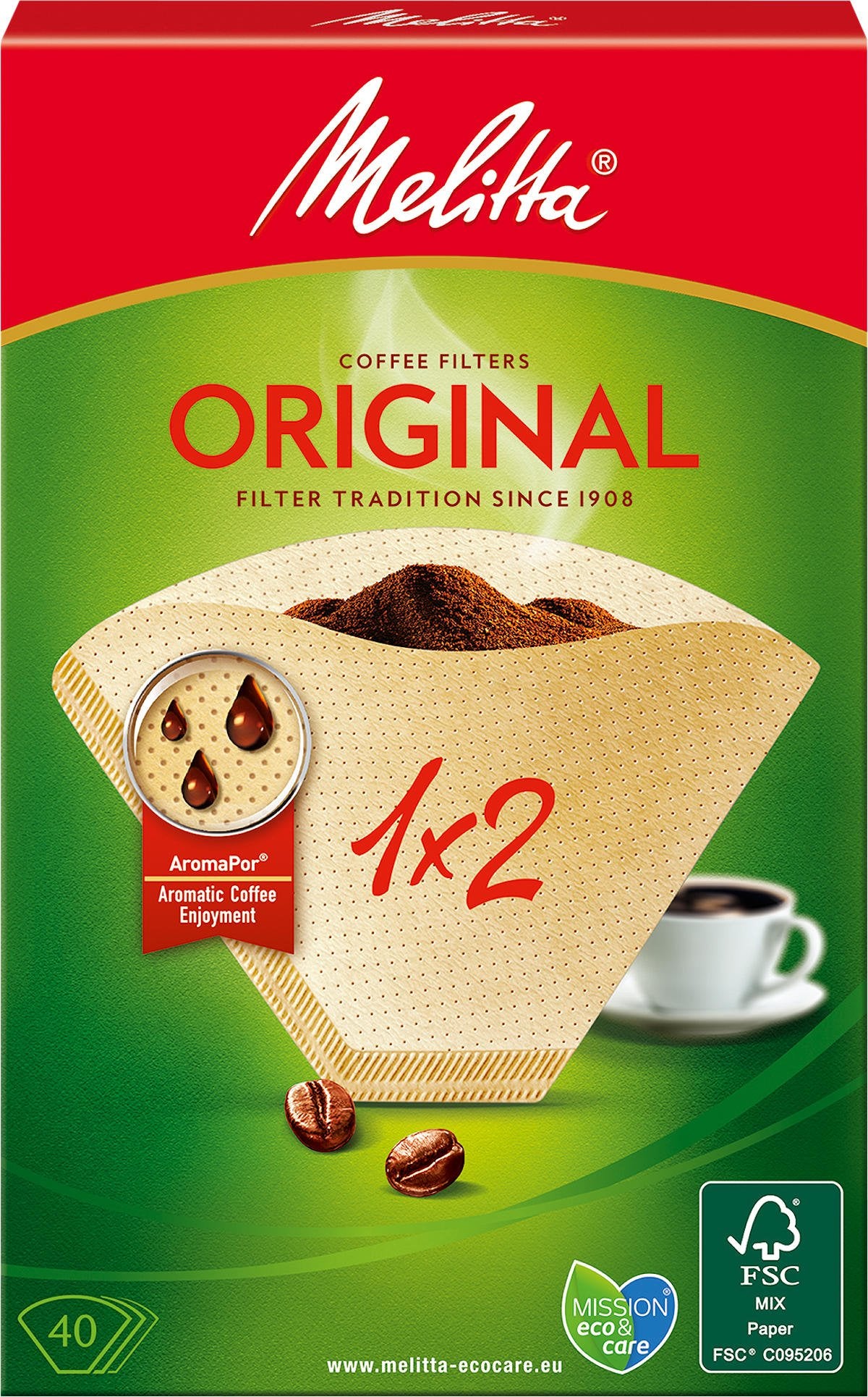 Melitta 102® Original Aromazones Kahve Filtre Kağıdı