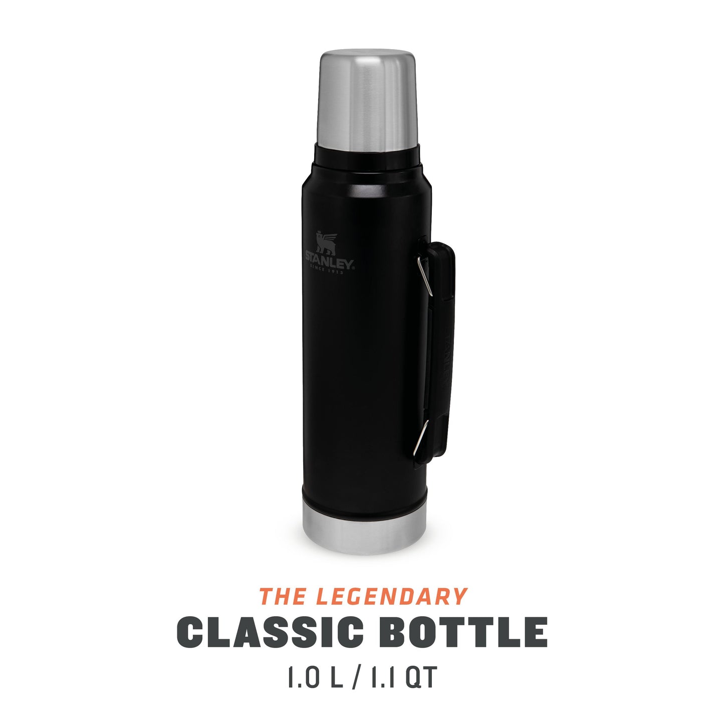 Stanley 1L Classic Legendary Bottle - Siyah