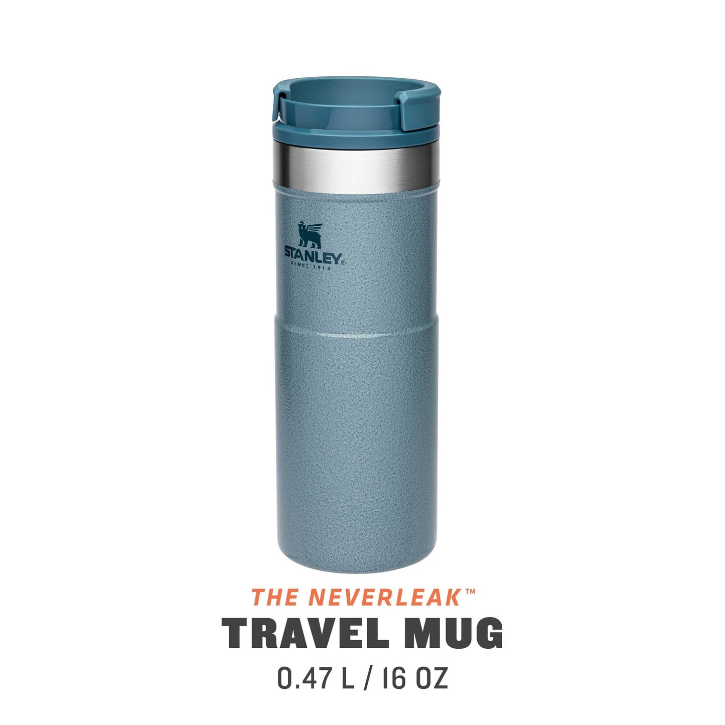 Stanley 0.47L Classic Neverleak™ Travel Mug - Buz Mavisi