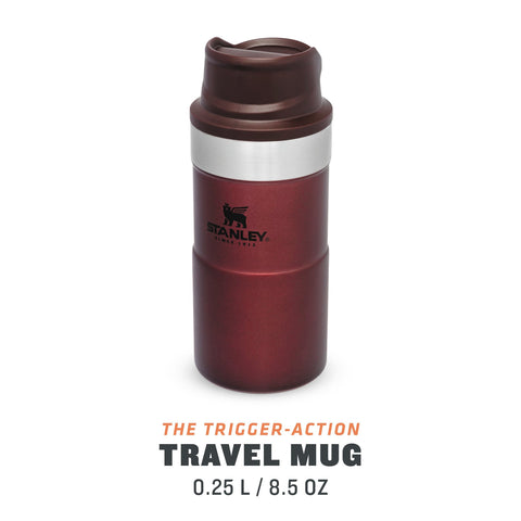 Stanley 0.25L İnce Gövde Classic Trigger-Action Travel Mug - Bordo